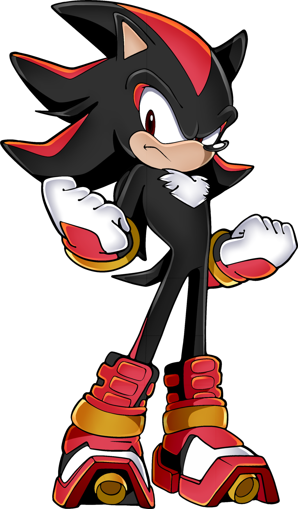 Sonic Art Supernatural Shadow Creature The Hedgehog PNG Image