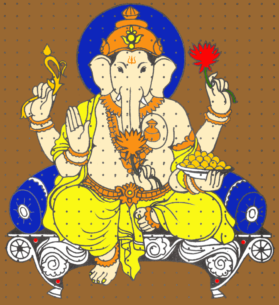 Art Ganesha Recreation Shiva Rangoli Free Download PNG HD PNG Image