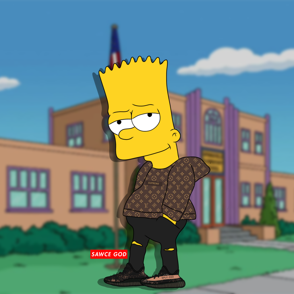Homer Play Art Bart Marge Simpson PNG Image