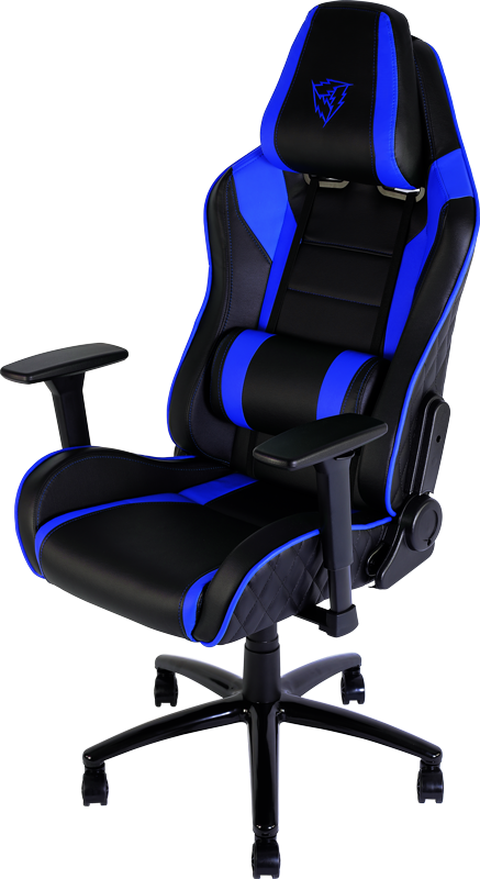 Blue Gaming Chair Dxracer Black HQ Image Free PNG PNG Image