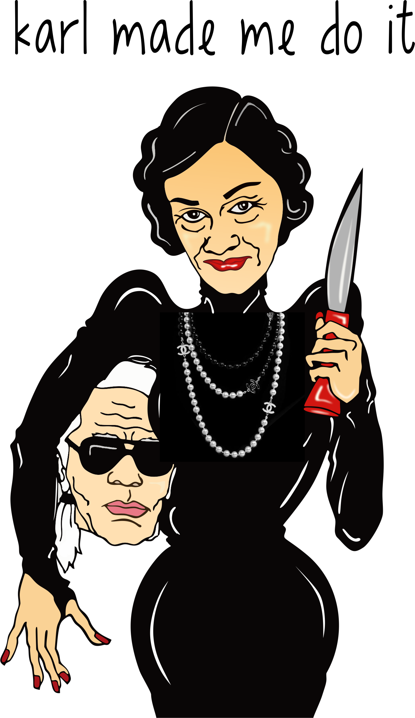 Coco Cartoon Chanel Karl Lagerfeld Free Transparent Image HD PNG Image