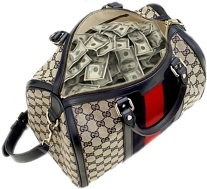Handbag Money Gucci Chanel Bag Free Transparent Image HQ PNG Image