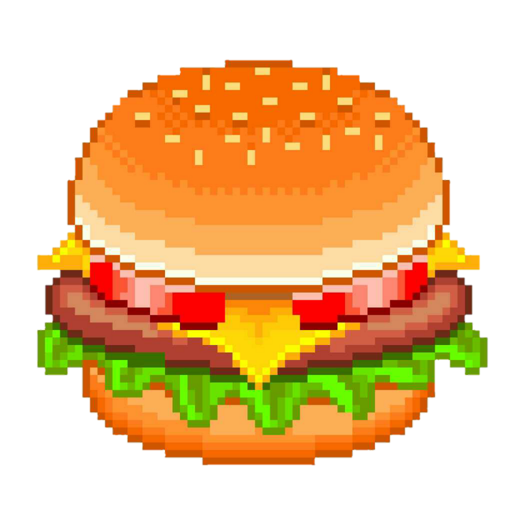 King Art Food Cheeseburger Fast Burger Hamburger PNG Image