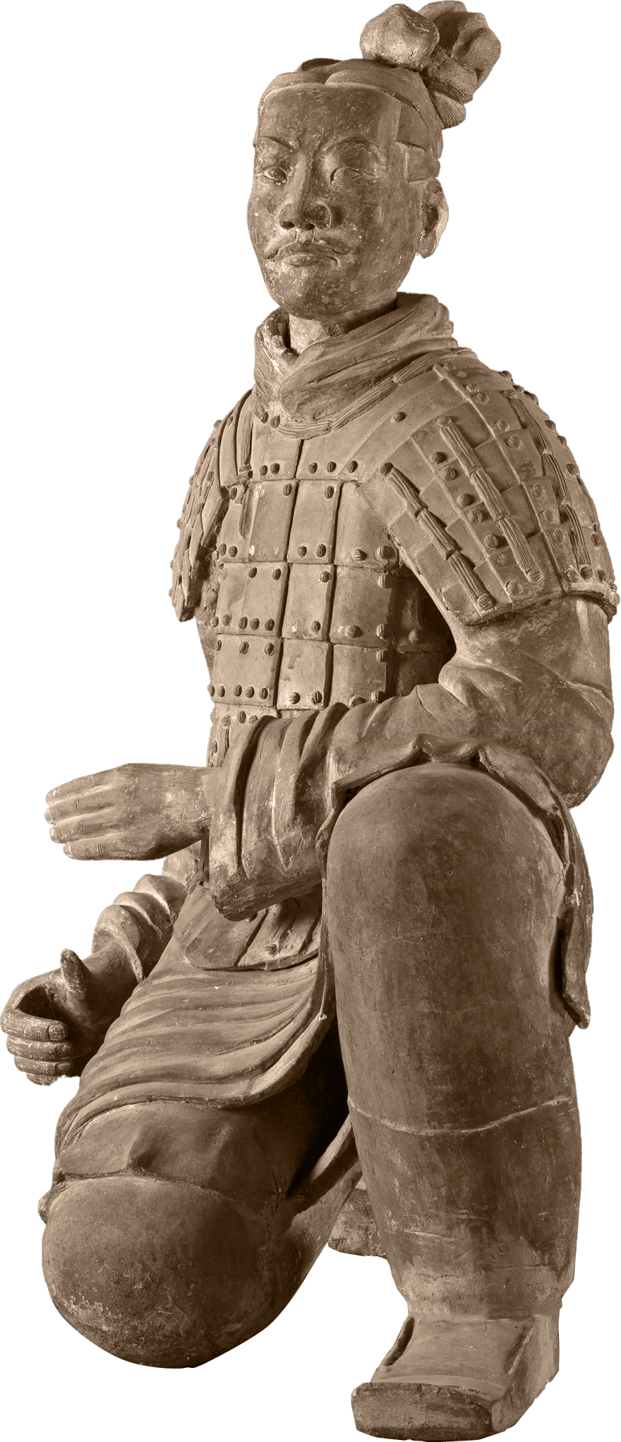 Qin Army Of Terracotta Emperor Statue The PNG Image
