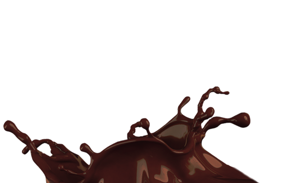 Chocolate Splash Transparent Background PNG Image