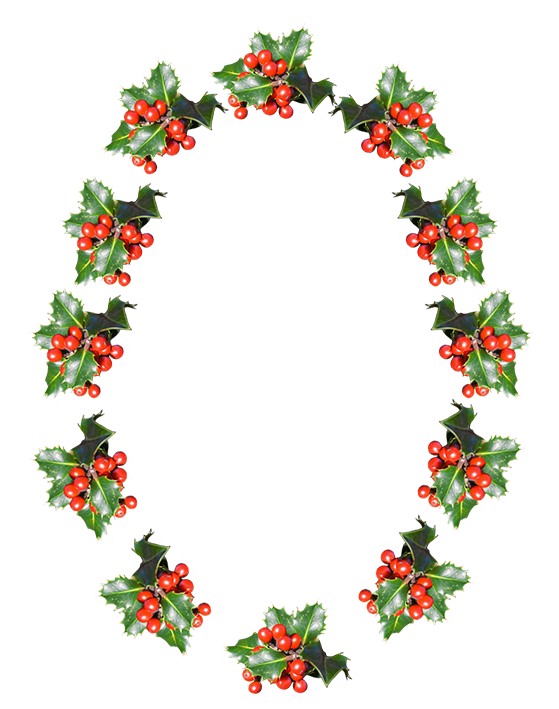 Photos Frame Round Christmas Free HD Image PNG Image