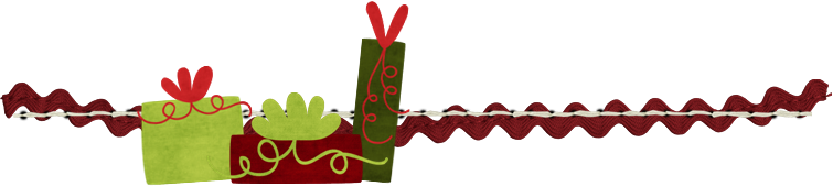 Christmas Dividers Transparent Background PNG Image