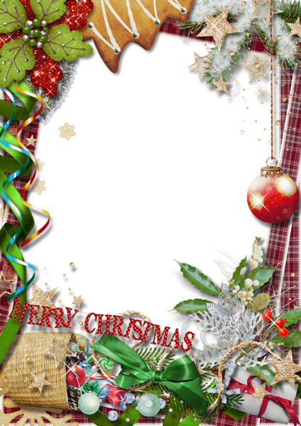 Christmas Frame Transparent PNG Image