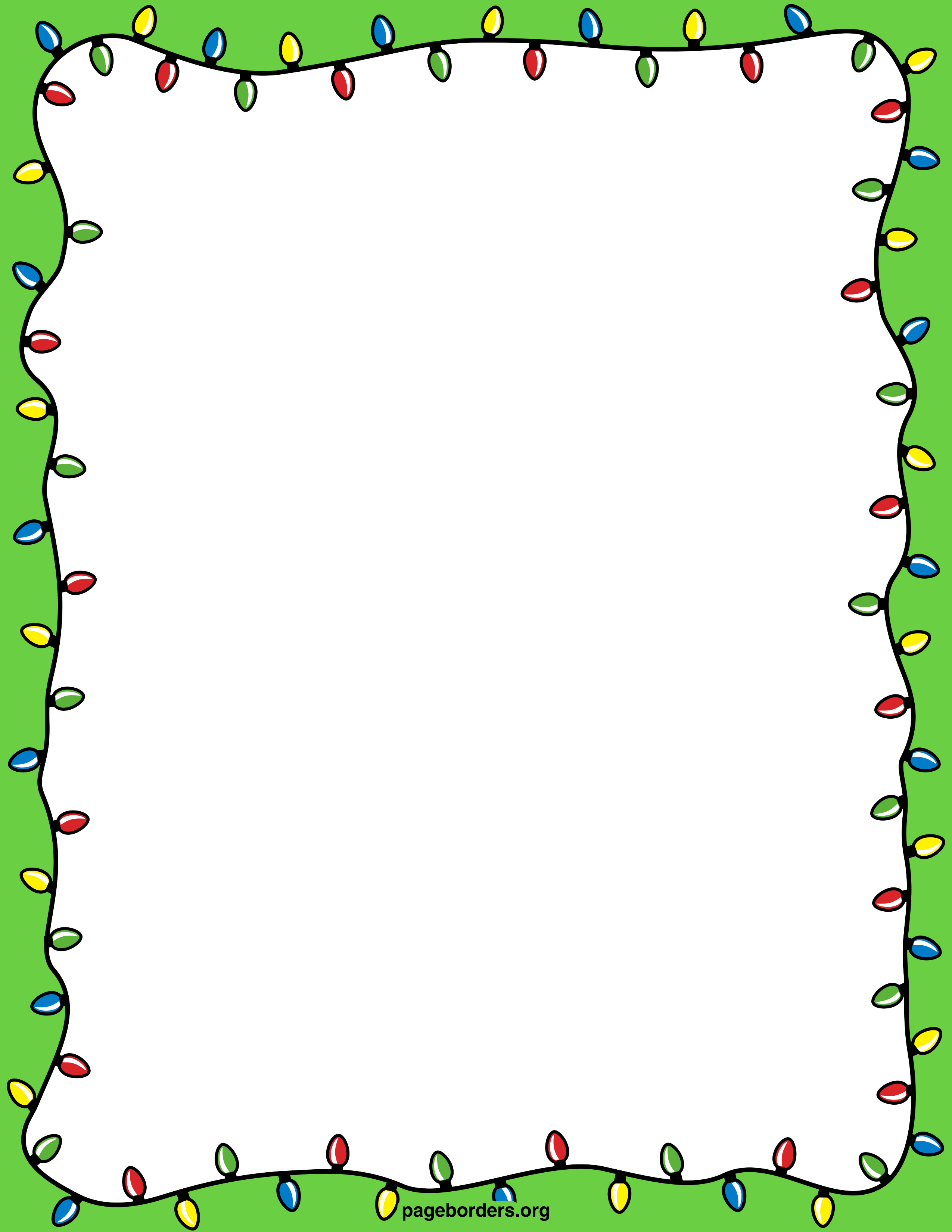 Christmas Border Transparent PNG Image