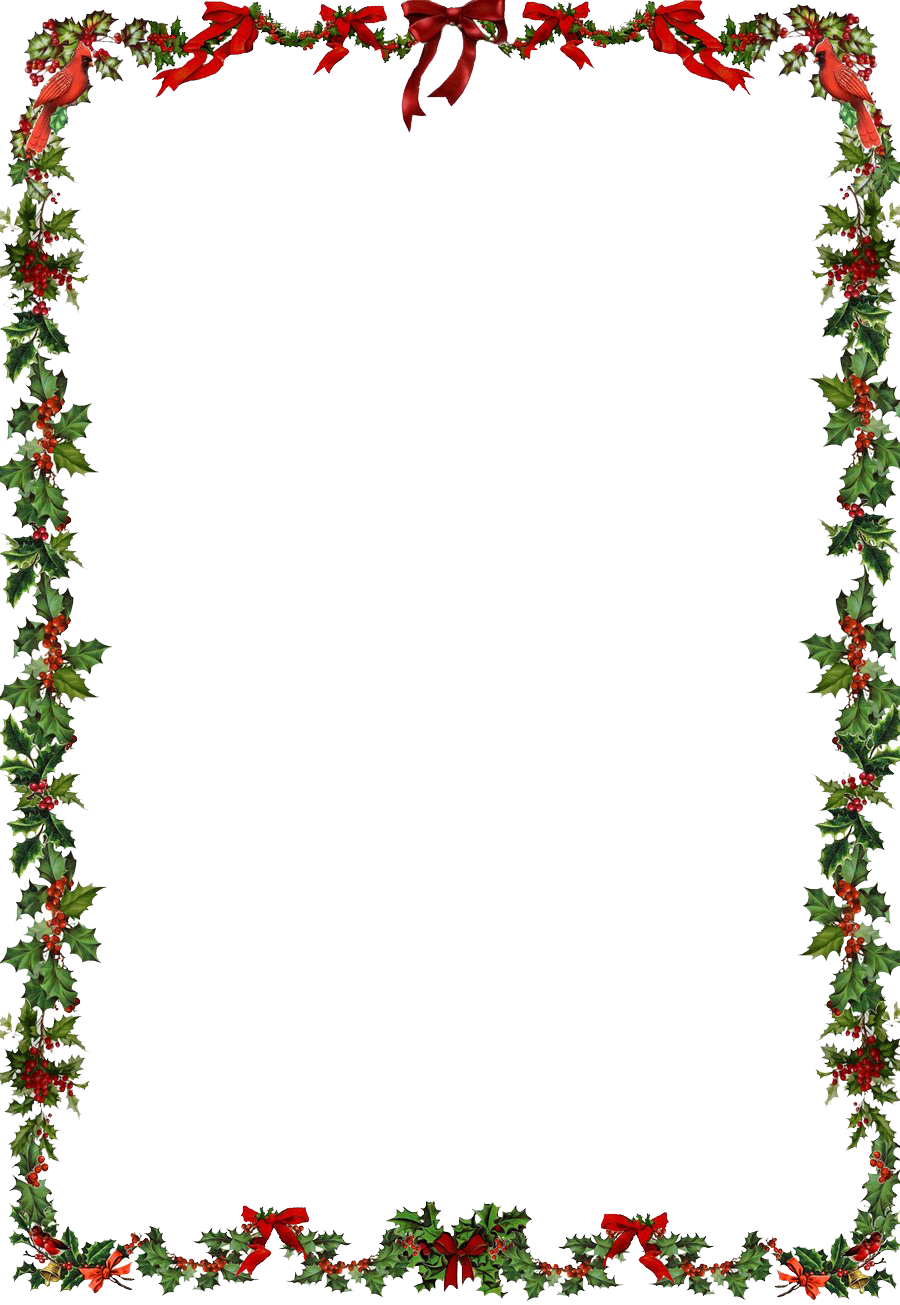 Christmas Frame Clipart PNG Image