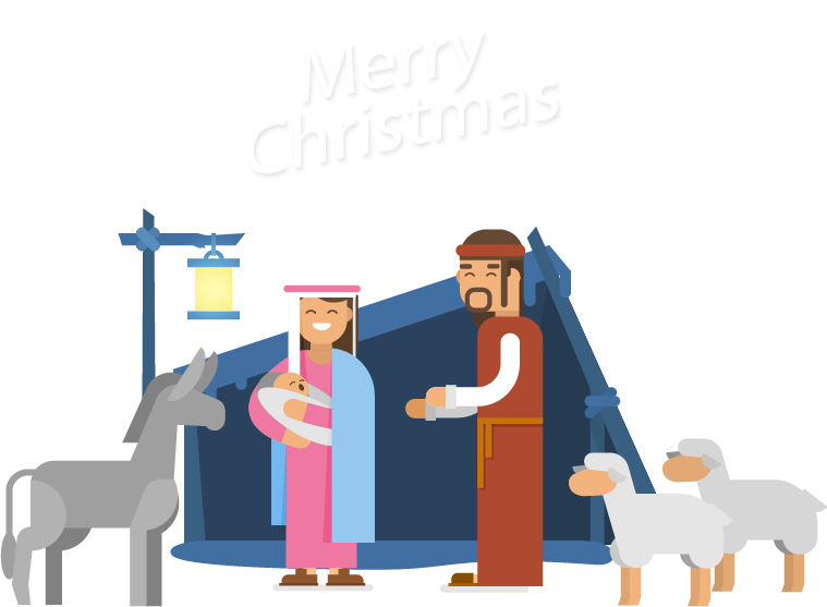Nativity Of Christmas Day Jesus PNG Free Photo PNG Image