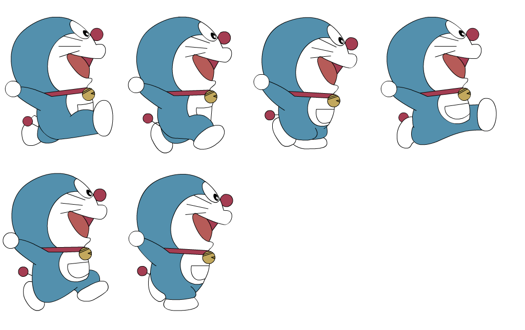 Snowman Sprite Doraemon Decoration Animation Christmas PNG Image