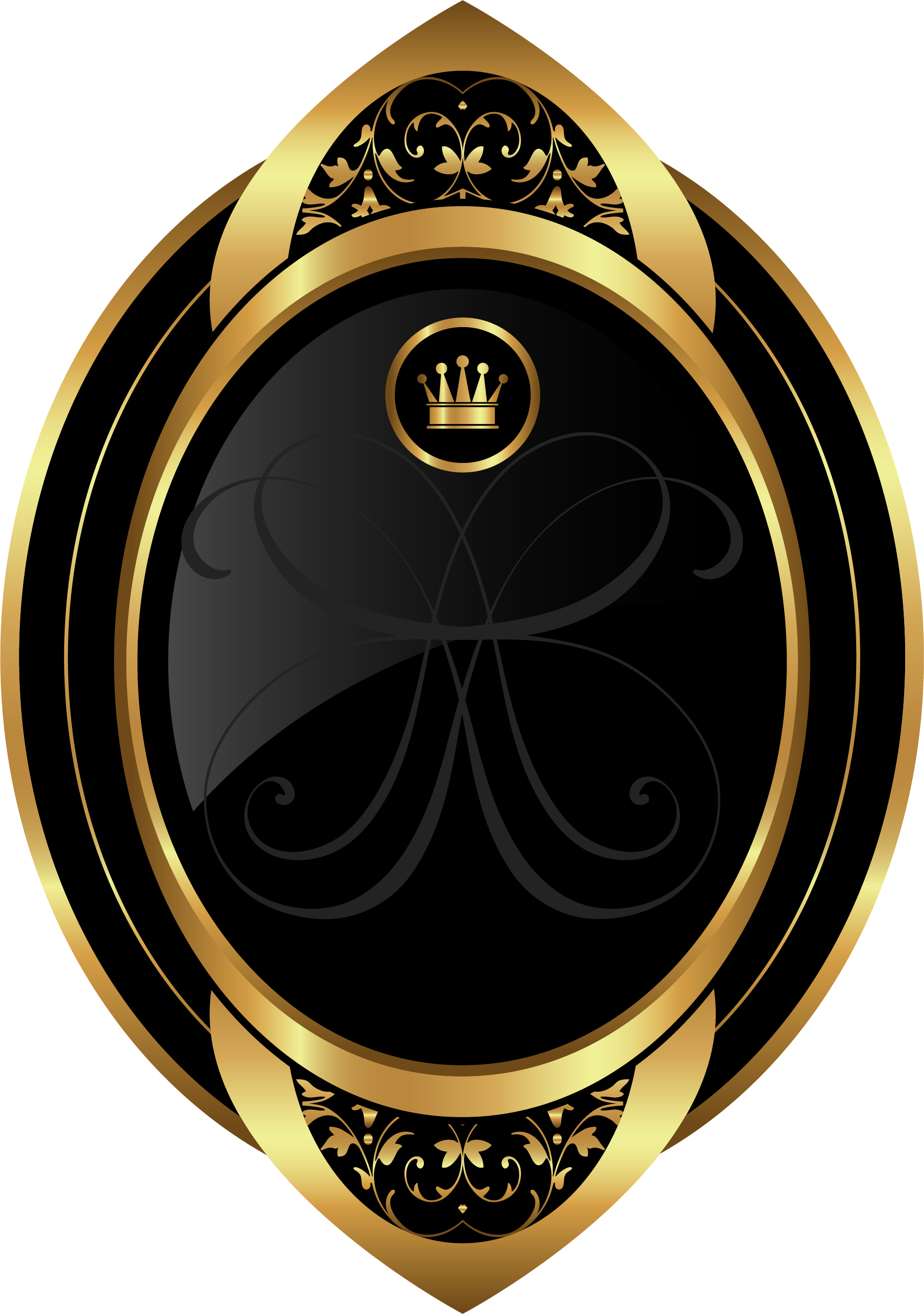 Painted Golden Crown Hand Free Clipart HQ PNG Image