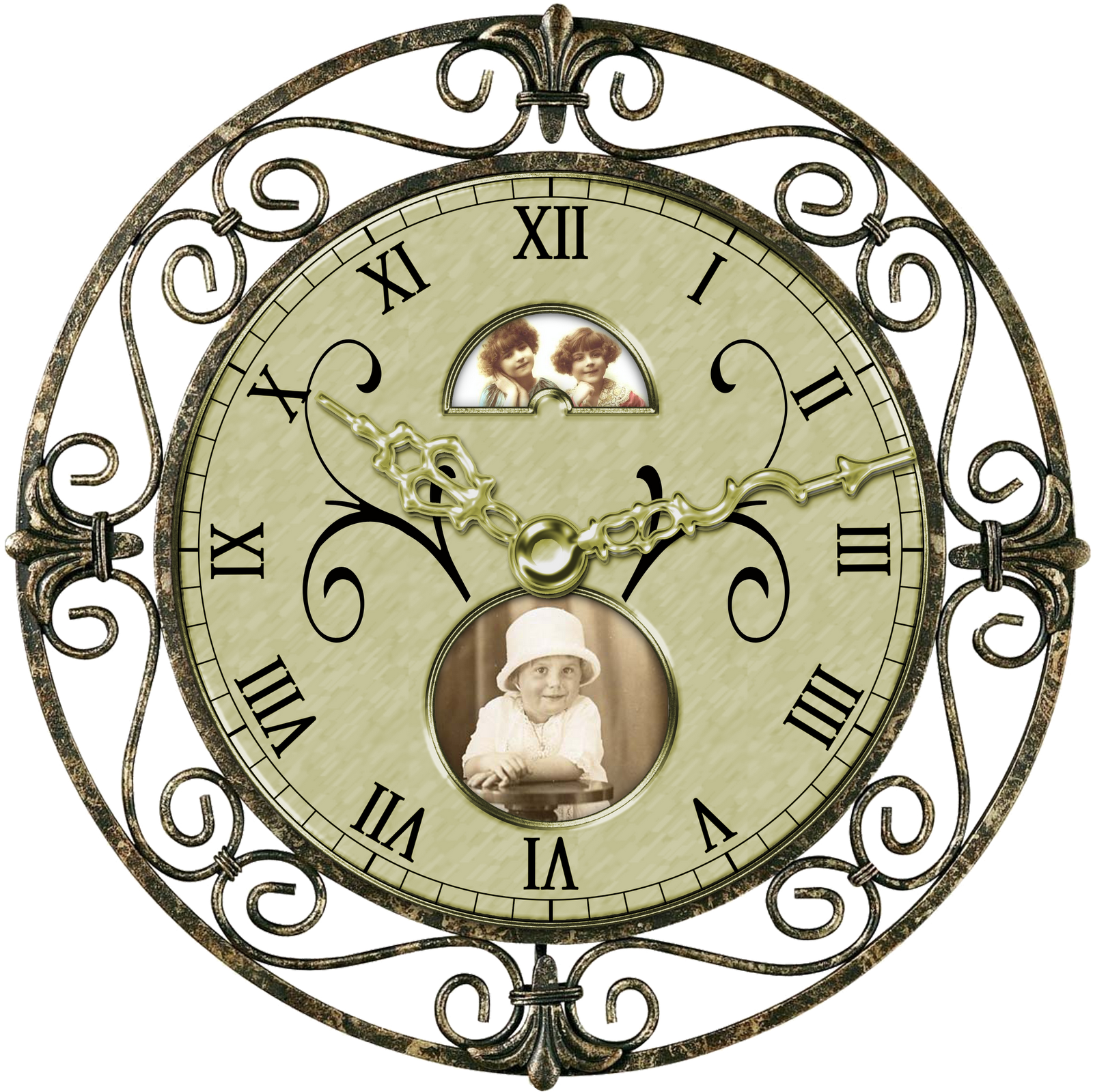 Vintage Clock Transparent Image PNG Image