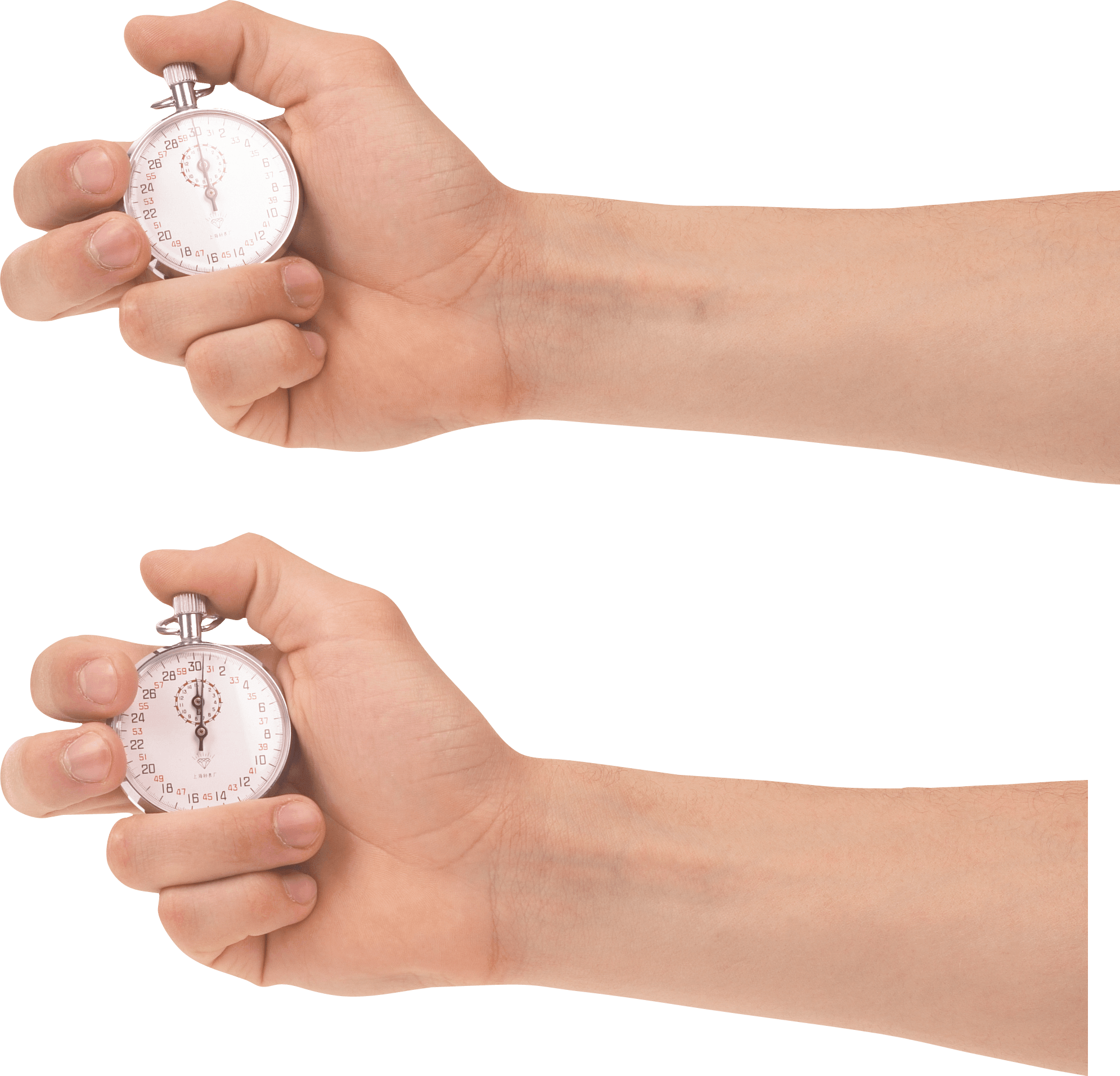 Stopwatch In Hand Png Image PNG Image