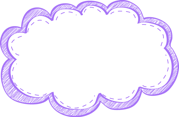 Picture Purple Frame Content Frames Cloud PNG Image