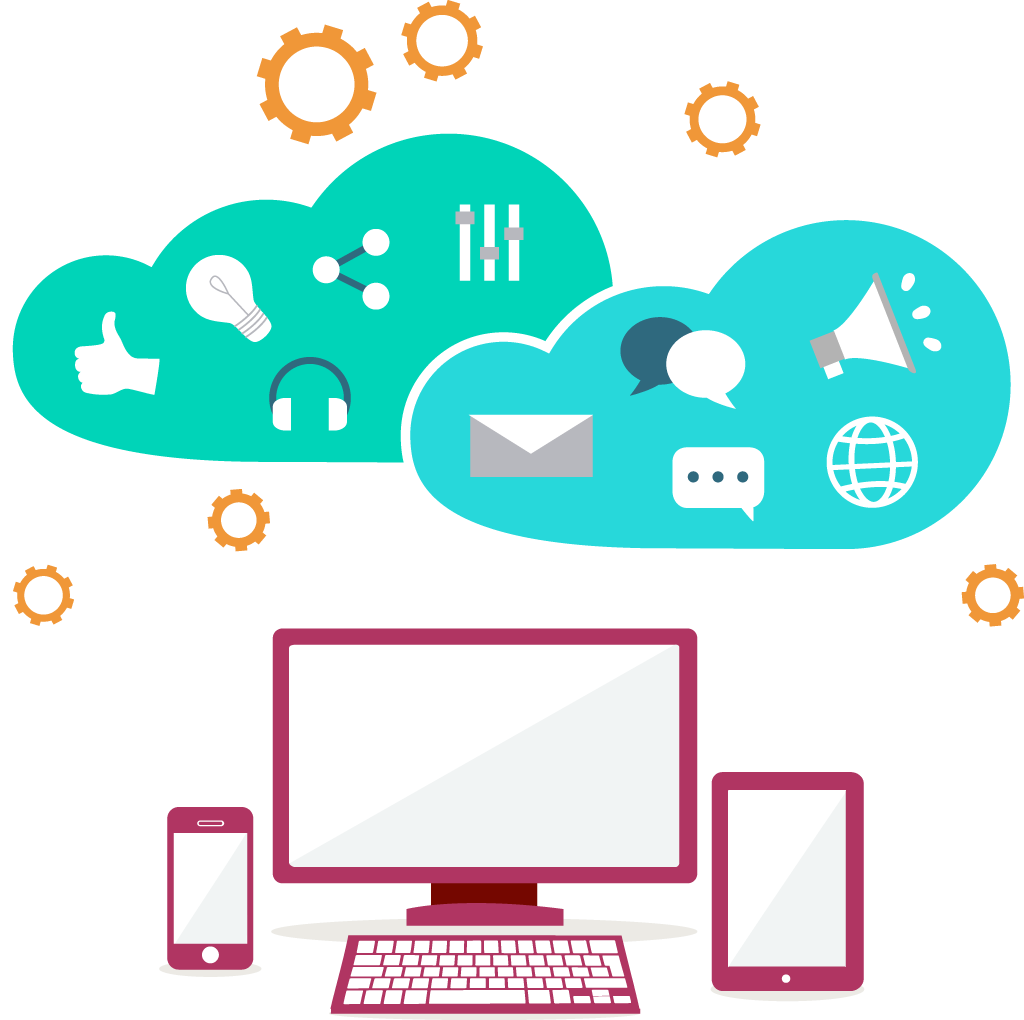 Computer Computing Capabilities Creative Vector Internet Cloud PNG Image