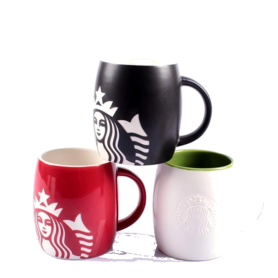 Coffee Cup Color Ceramic Mug Starbucks PNG Image