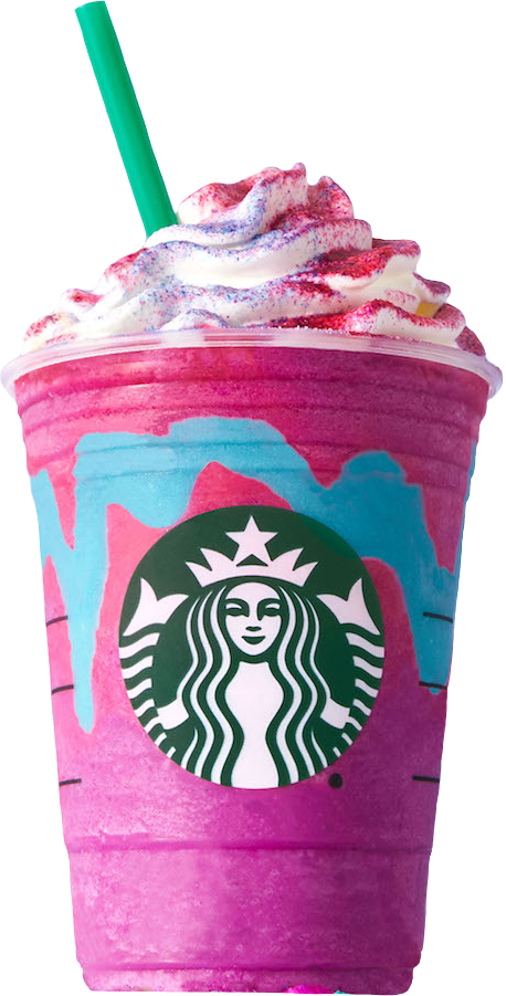 Coffee Frappuccino Food Drink Starbucks Unicorn PNG Image