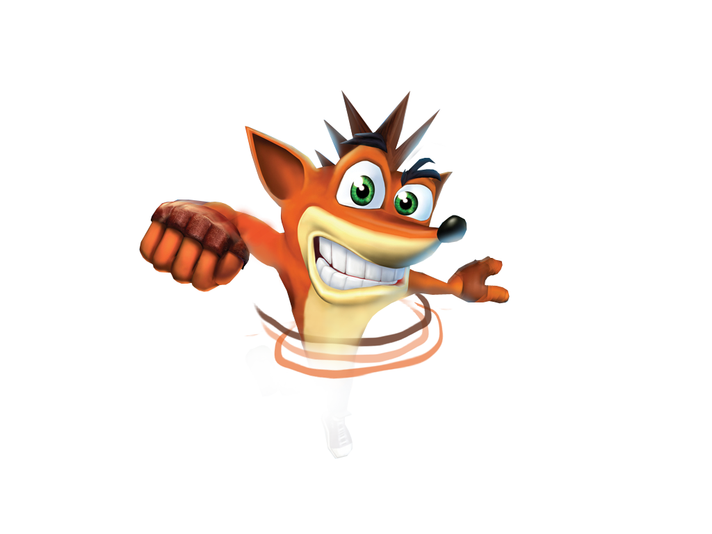 Crash Bandicoot Transparent Background PNG Image