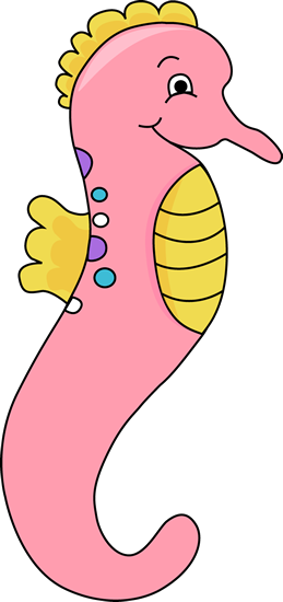 Cute Seahorse File PNG Image