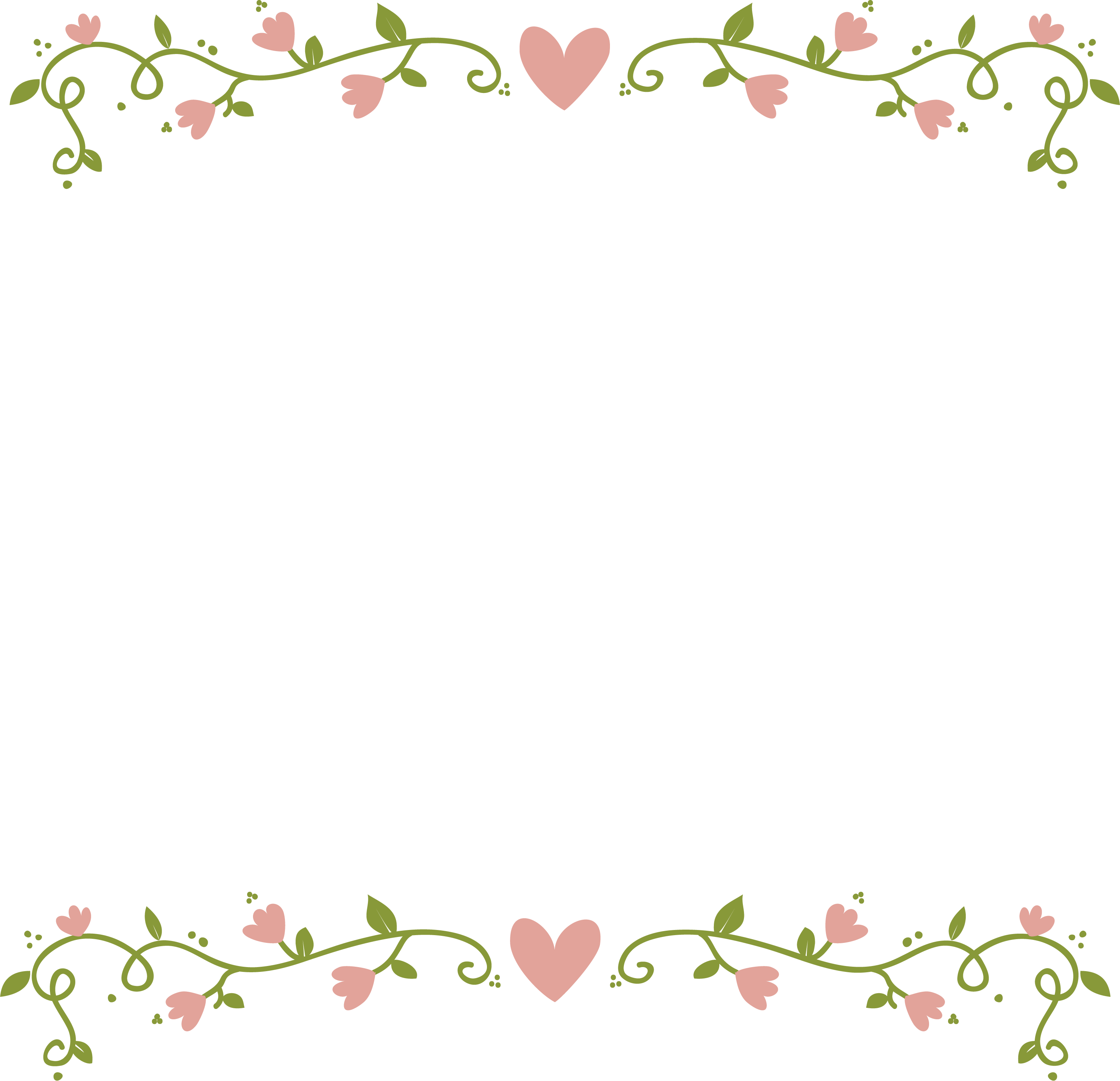 Floral Photos Border Wedding Free Download Image PNG Image