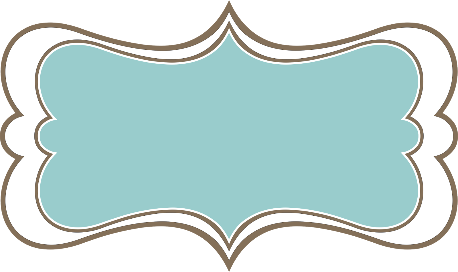 Frame Teal Rectangle PNG File HD PNG Image