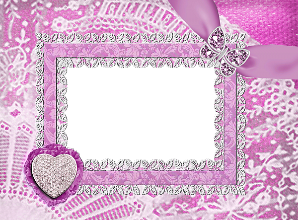 Border Frame Fuchsia Free Clipart HQ PNG Image