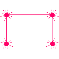 Pink Border Frame Transparent PNG Image