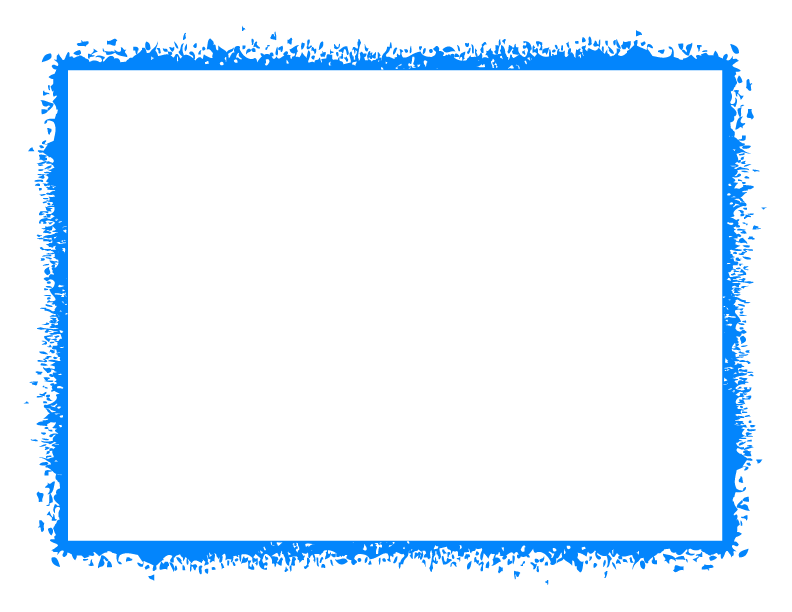 Blue Border Frame Hd PNG Image