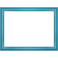Add a Frame to your picture - Blue Border Frame Transparent Picture