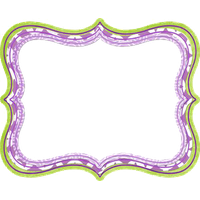 Purple Border Frame PNG Image