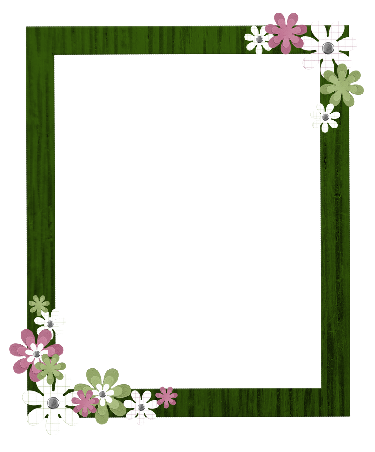 Green Border Frame Clipart PNG Image