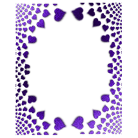 Purple Border Frame Transparent PNG Image