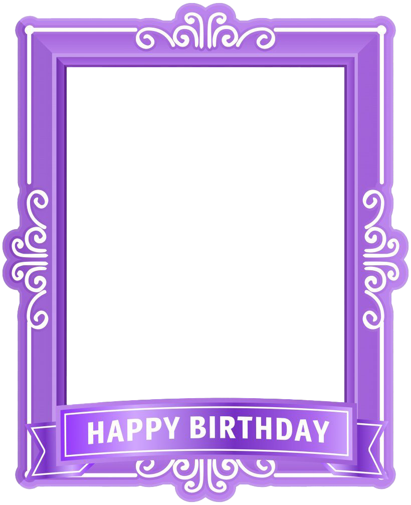 Frame Birthday Happy Free Clipart HD PNG Image