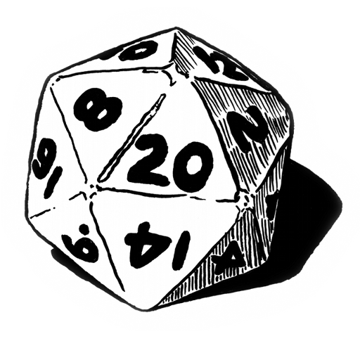 Dice D20 Dungeons System Dragons Black PNG Image