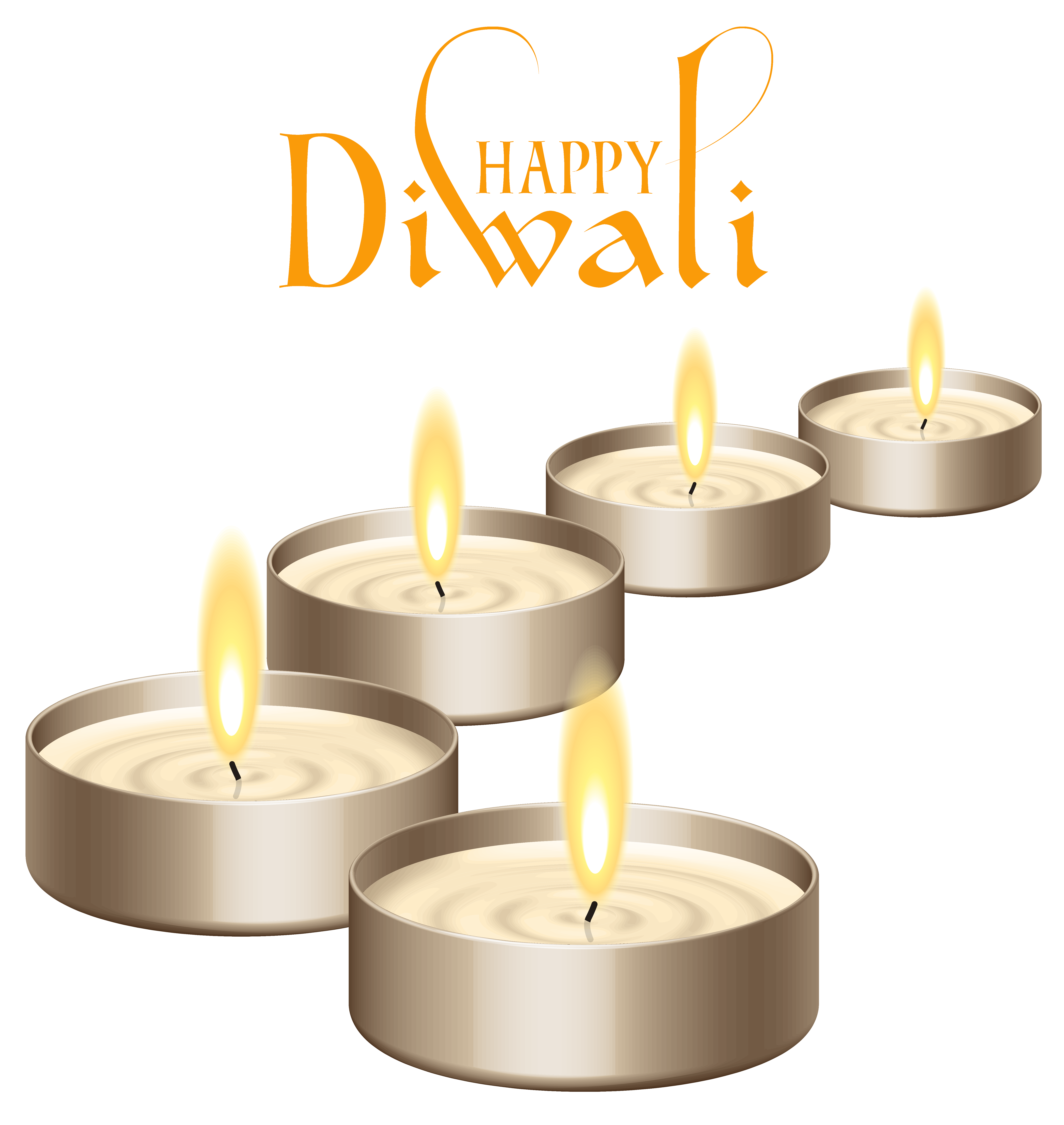 Wish Diwali Sms Candles Message Happiness Happy PNG Image