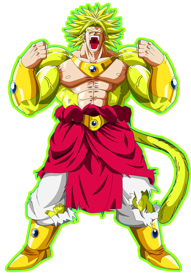 Dragon Ball Broly Transparent Picture PNG Image