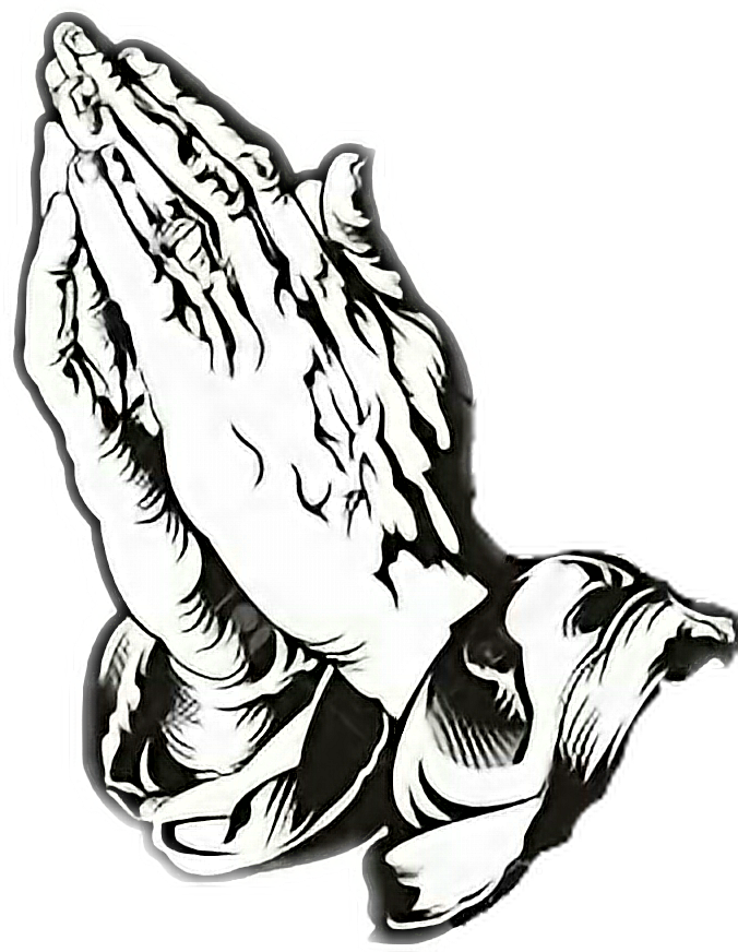Hands In Prayer Drawing