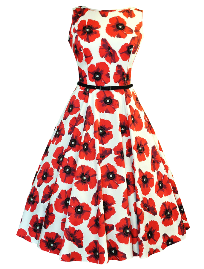 Floral Dress Picture PNG Image