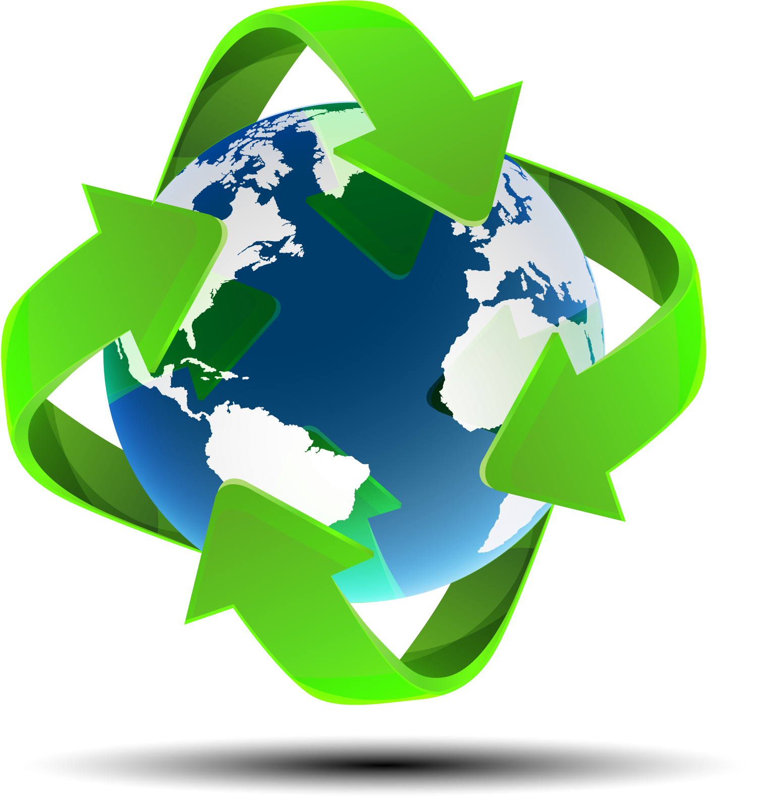 Map Globe Vector World Recycle Earth PNG Image