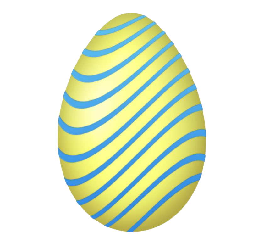 Egg Easter Yellow PNG File HD PNG Image