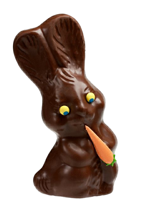 Easter Bunny Chocolate HD Image Free PNG Image