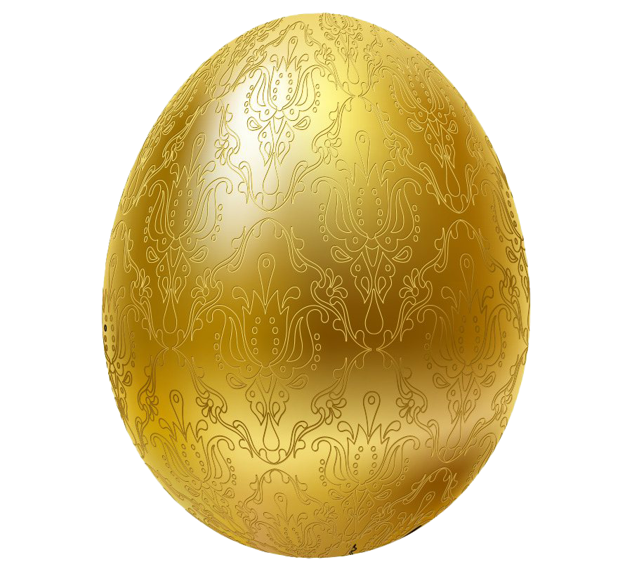 Egg Pic Easter Gold Free Transparent Image HQ PNG Image