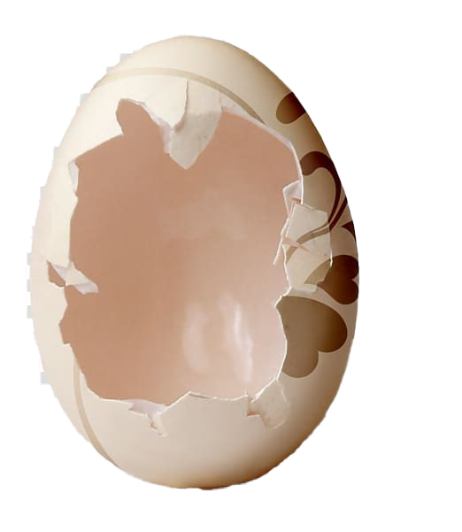 Plain Cracked Easter Egg PNG Download Free PNG Image