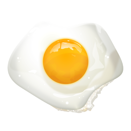 Fried Egg Half Free HD Image PNG Image