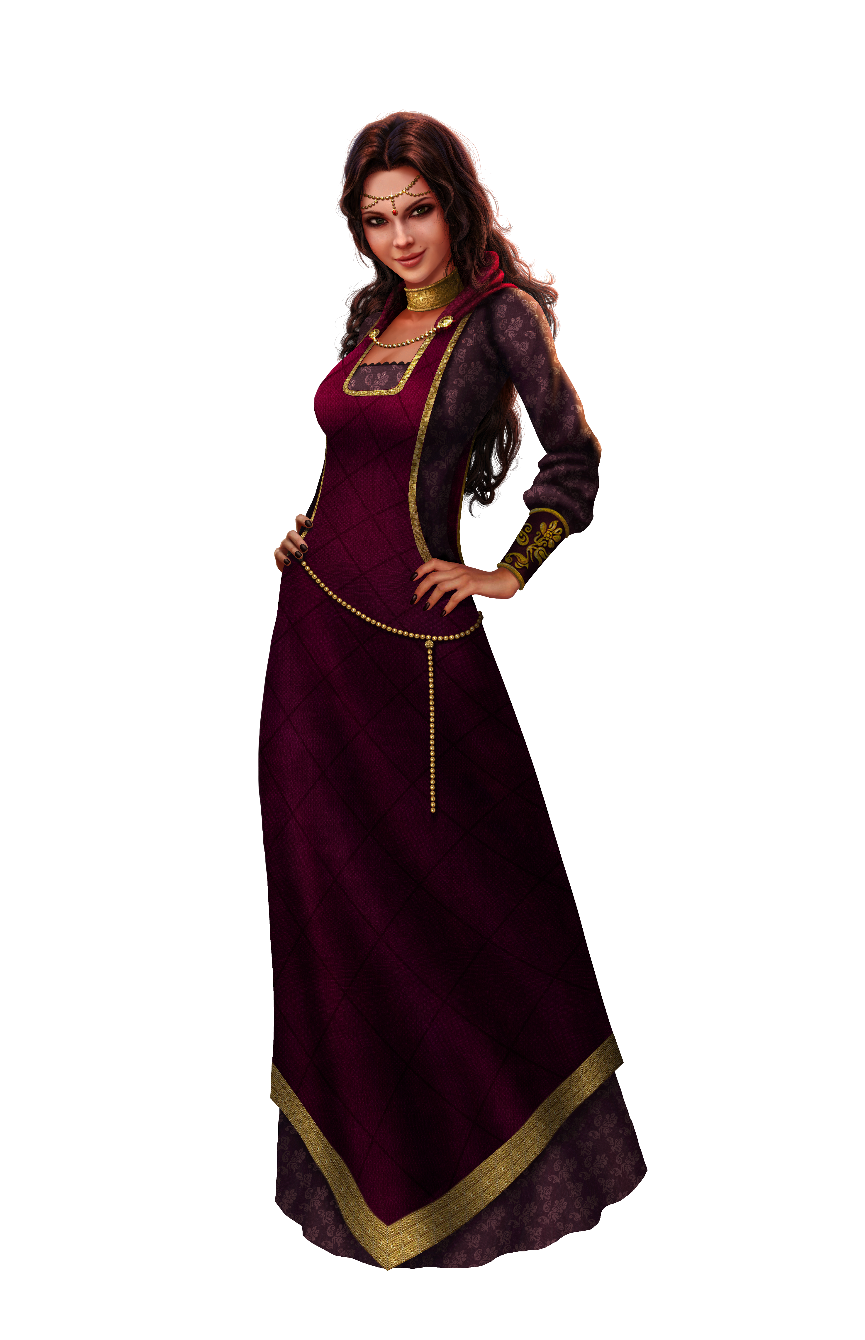 Sims And Velvet Medieval Shoulder Nobles Pirates PNG Image