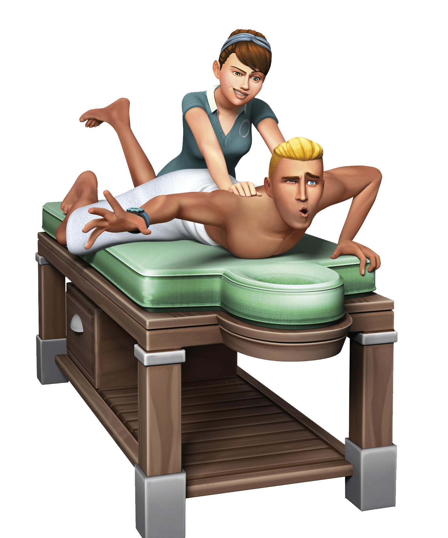 Sims Outdoor Get Together Leisure Table Spa PNG Image