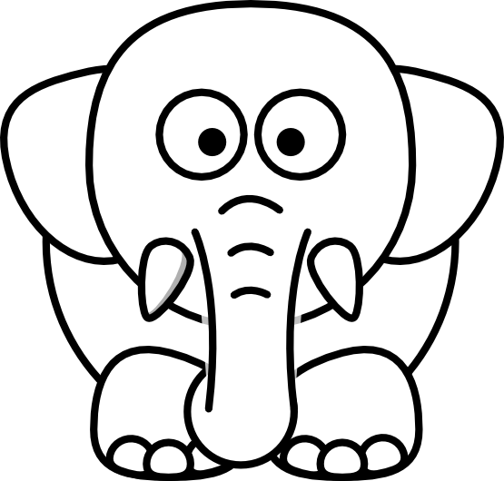 White Elephant Transparent PNG Image