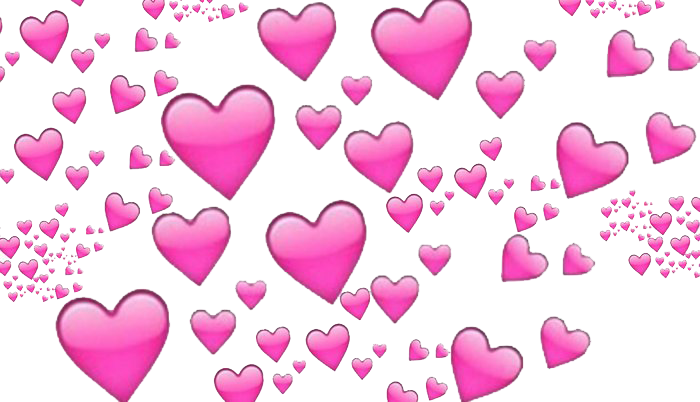 Pink Heart Emoji Free Clipart HD PNG Image